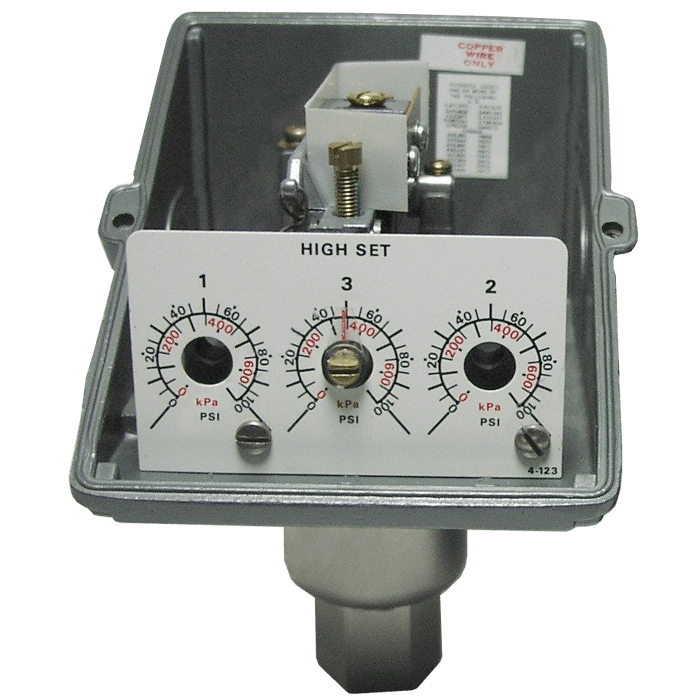 United Electric Pressure Switch, 400 Series Type H400 Models S126B to S164B